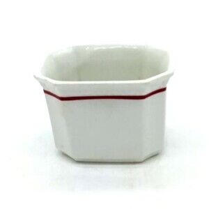 Vintage Syracuse China Restaurant Ware Econo Rim Octagonal Sugar Bowl